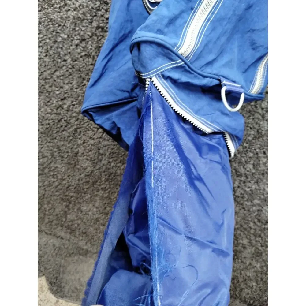 Vintage 1990s Pepsi Co Handled Large‎ Duffle Bag Blue Y2k Advertisement Gym